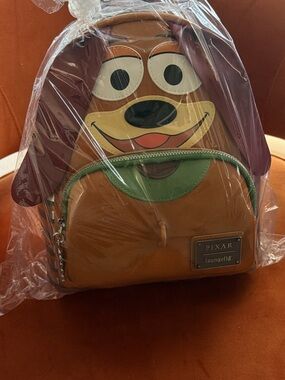 Loungefly Pixar Slinky Dog Brown Green Backpack
